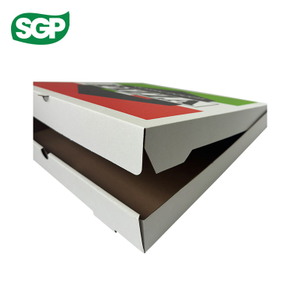 Cajas de pizza con bandera irlandesa personalizadas con impresi&oacute;n flexogr&aacute;fica | MOQ bajo y embalaje ecol&oacute;gico
